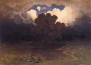 Arkhip Ivanovich Kuindzhi, The Lake in the forest-Cloud